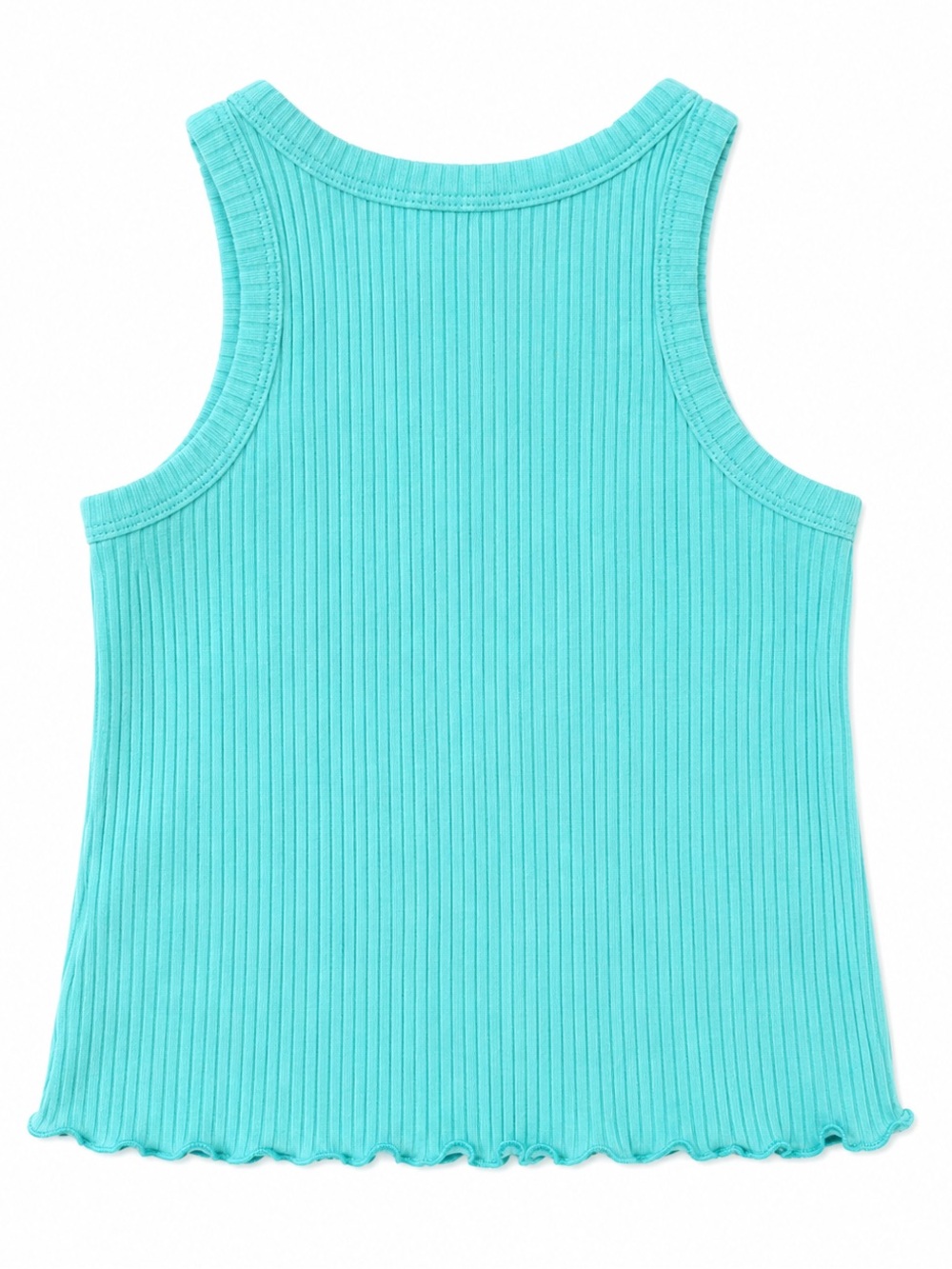 Cat and Jack Ribbed Turquoise Tank Top